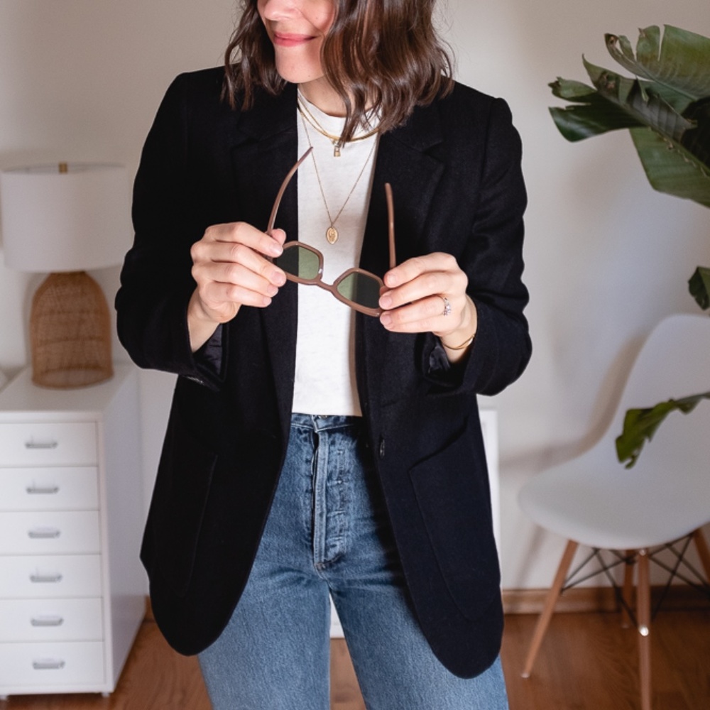 Sold Out Madewell Larsen Blazer NWT in Black